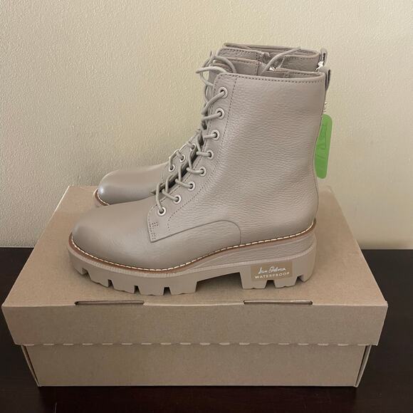 Sam Edelman Garret Lugged Sole Combat Boots - Picture 1 of 7